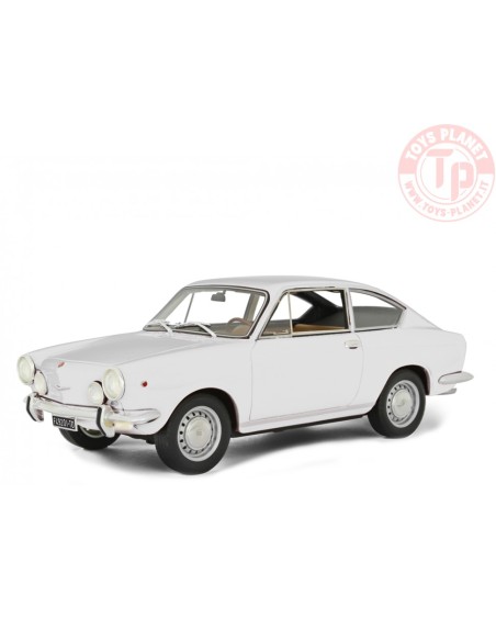FIAT 850 SPORT COUPÈ 1968 BIANCO 1:18 LM118H LAUDORACING