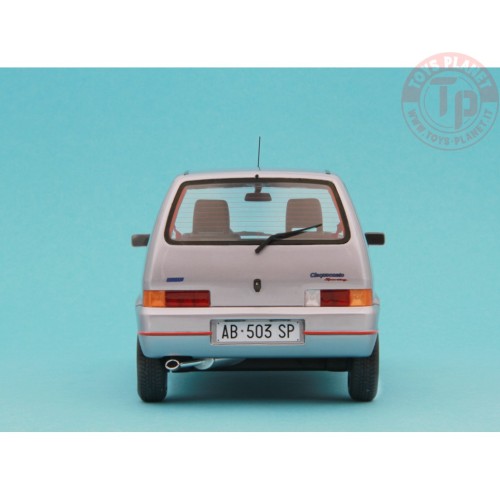 FIAT CINQUECENTO SPORTING 1994 GRIGIO METALIZZATO 1:18 LM152D LAUDORACING