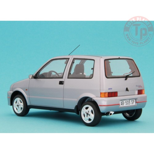 FIAT CINQUECENTO SPORTING 1994 GRIGIO METALIZZATO 1:18 LM152D LAUDORACING