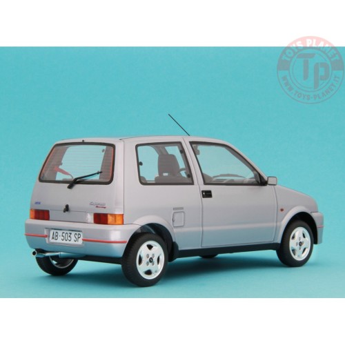 FIAT CINQUECENTO SPORTING 1994 GRIGIO METALIZZATO 1:18 LM152D LAUDORACING