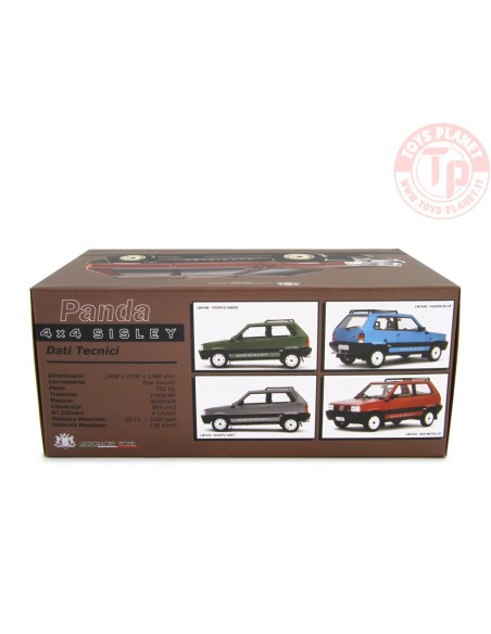FIAT PANDA 4X4 SISLEY 1987 Grigio metallizzato 1:18 LM144C LAUDORACING FIAT PANDA 4X4 SISLEY 1987 Grigio metallizzato 1:18 LM144C LAUDORACING