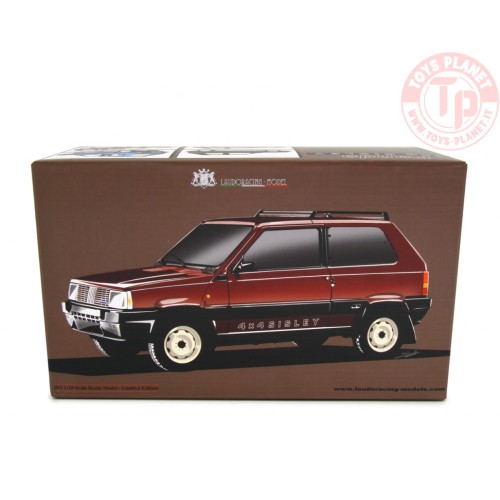 FIAT PANDA 4X4 SISLEY 1987 Grigio metallizzato 1:18 LM144C LAUDORACING
