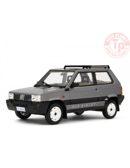 FIAT PANDA 4X4 SISLEY 1987 Grigio metallizzato 1:18 LM144C LAUDORACING
