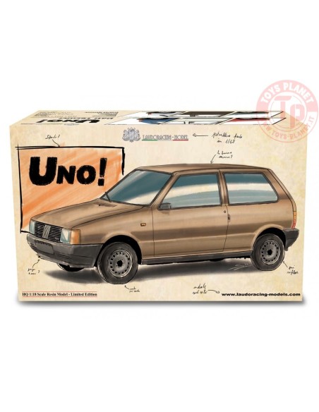 FIAT UNO 45 1983 Rosso 1:18 LM158A LAUDORACING FIAT UNO 45 1983 Rosso 1:18 LM158A LAUDORACING