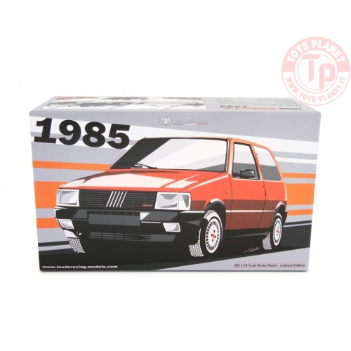 FIAT UNO TURBO I.E. 1985 Blu metallizzato 1:18 LM088B6 LAUDORACING