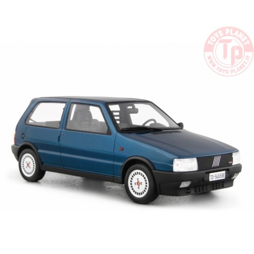 FIAT UNO TURBO I.E. 1985 Blu metallizzato 1:18 LM088B6 LAUDORACING