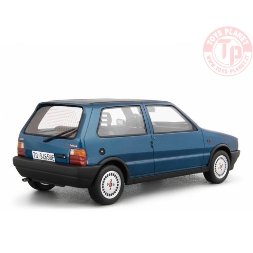 FIAT UNO TURBO I.E. 1985 Blu metallizzato 1:18 LM088B6 LAUDORACING