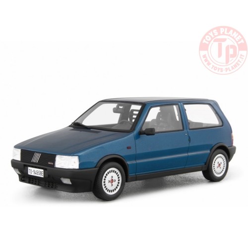 FIAT UNO TURBO I.E. 1985 Blu metallizzato 1:18 LM088B6 LAUDORACING