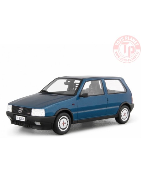 FIAT UNO TURBO I.E. 1985 Blu metallizzato 1:18 LM088B6 LAUDORACING
