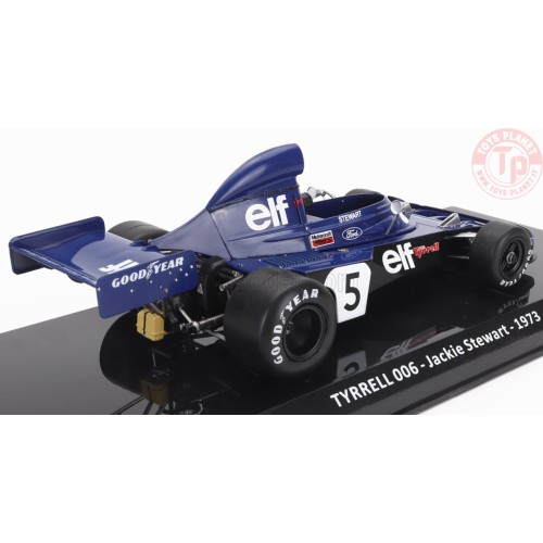 TYRRELL F1 FORD 006 TEAM ELF TYRREL N 5 WORLD CHAMPION SEASON 1973 JACKIE STEWART 1:24 ABFOR027 EDICOLA