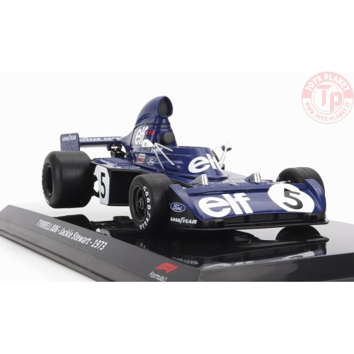 TYRRELL F1 FORD 006 TEAM ELF TYRREL N 5 WORLD CHAMPION SEASON 1973 JACKIE STEWART 1:24 ABFOR027 EDICOLA