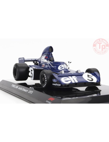 TYRRELL F1 FORD 006 TEAM ELF TYRREL N 5 WORLD CHAMPION SEASON 1973 JACKIE STEWART 1:24 ABFOR027 EDICOLA