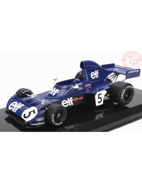 TYRRELL F1 FORD 006 TEAM ELF TYRREL N 5 WORLD CHAMPION SEASON 1973 JACKIE STEWART 1:24 ABFOR027 EDICOLA