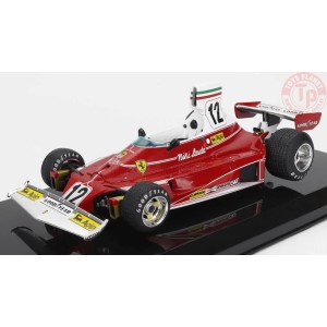 FERRARI F1 312T SCUDERIA FERRARI N 12 WORLD CHAMPION SEASON 1975 NIK 1:24 ABFOR030 EDICOLA