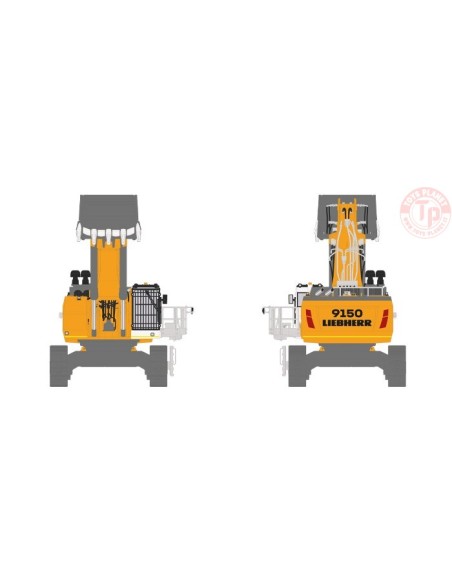 Liebherr R 9150 Yellow WSI 64-2008 WSI MODELS