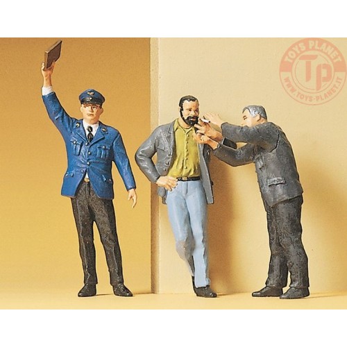 Controllore e Cittadini 1:32 PREISER 63058 ANIMALI E ACCESSORI PLASTICO