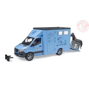 MB Sprinter camion per trasporto animali 1 cavallo BRUDER 02674 BRUDER