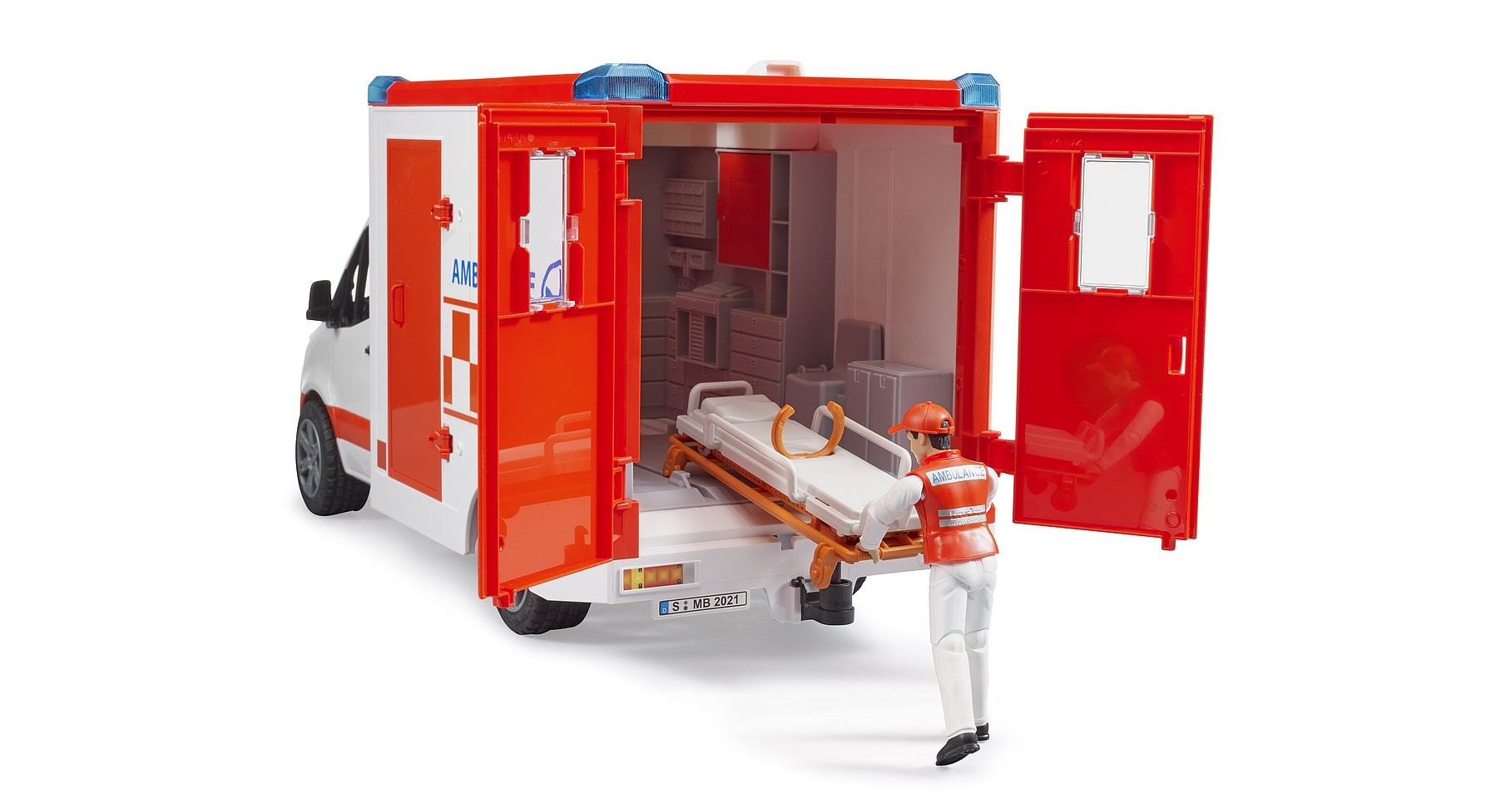 BRUDER 02676 Ambulanza MB Sprinter con autista BRUDER