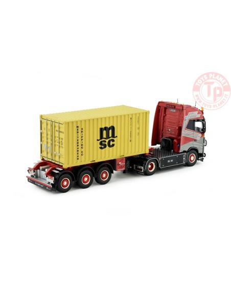 Volvo FH5 Globetrotter XL met D-Tec chassis + 20ft zeecontainer SL Logistics TEKNO 84365 TEKNO Volvo FH5 Globetrotter XL met D-Tec chassis + 20ft zeecontainer SL Logistics TEKNO 84365 TEKNO