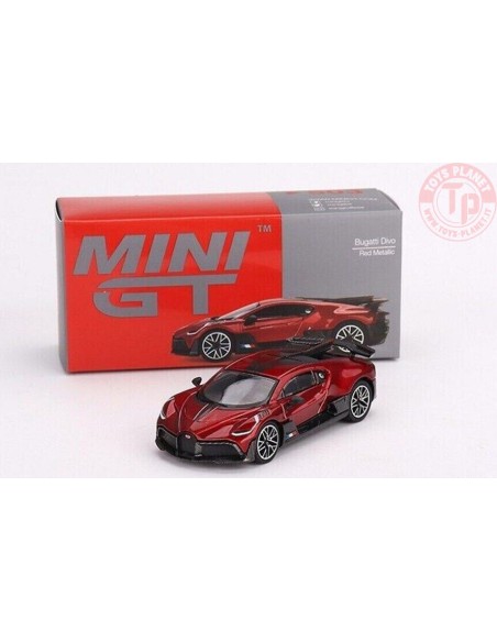 BUGATTI DIVO-RED METALLIC 1/64 MGT00503-L Mini Gt