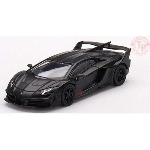 LAMBORGHINI AVENTADOR GT EVO-LB-SILHOUETTE WORKS- MATTE BLACK 1/64 MGT00502-L Mini Gt
