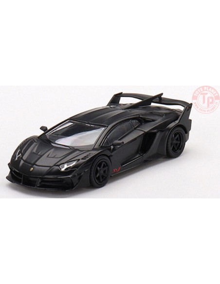 LAMBORGHINI AVENTADOR GT EVO-LB-SILHOUETTE WORKS- MATTE BLACK 1/64 MGT00502-L Mini Gt LAMBORGHINI AVENTADOR GT EVO-LB-SILHOUETTE WORKS- MATTE BLACK 1/64 MGT00502-L Mini Gt