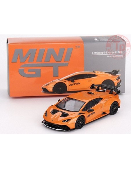LAMBORGHINI HURACAN STO-ARANCIO BOREALIS 1/64 MGT00511-L Mini Gt