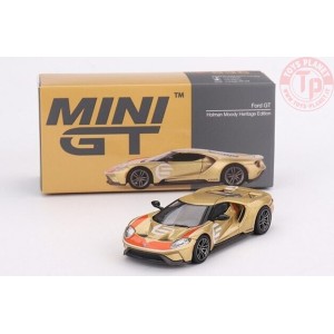 FORD GT HOLMAN MOODY HERITAGE EDITION-GOLD-YELLOW 1/64 MGT00536-L Mini Gt