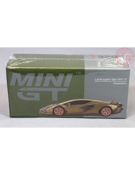 LAMBORGHINI SIAN FKP 37 PRESENTATION-MATT ARMY GREEN 1/64 MGT00529-L Mini Gt