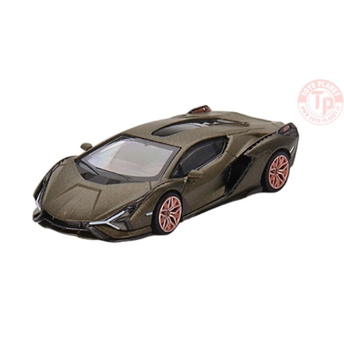 LAMBORGHINI SIAN FKP 37 PRESENTATION-MATT ARMY GREEN 1/64 MGT00529-L Mini Gt