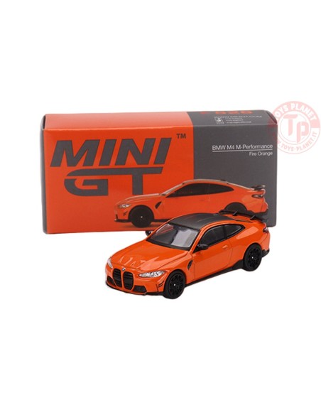 BMW M4 M-PERFORMANCE (G82)-FIRE ORANGE 1/64 MGT00526-L MINI GT