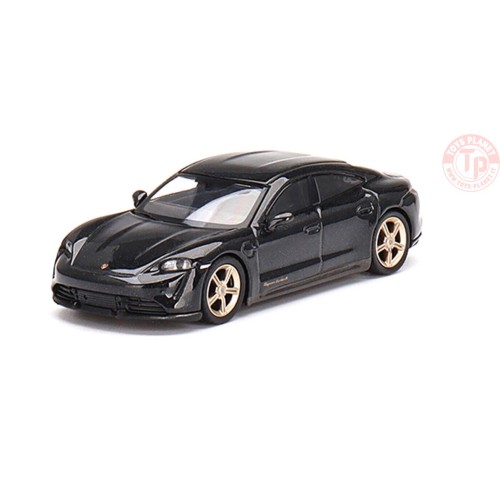 PORSCHE TAYCAN TURBO S-VOLCANO GREY METALLIC 1/64 MGT00433-L Mini Gt