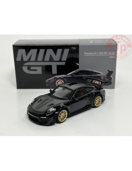 PORSCHE 911 (991) GT2 RS WEISSACH PACKAGE-BLACK 1/64 MGT00401-L Mini Gt