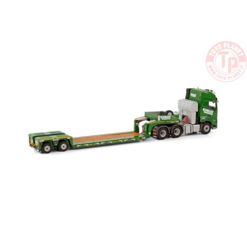 VOLVO FH5 GLOBETROTTER XL 6X4 NOOTEBOOM EURO-PX LOW LOADER 2 - AXLE KÜBLER SPEDITION WSI 01-4059 WSI MODELS
