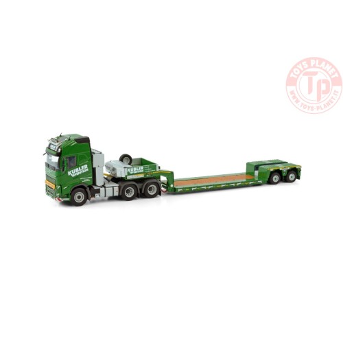 VOLVO FH5 GLOBETROTTER XL 6X4 NOOTEBOOM EURO-PX LOW LOADER 2 - AXLE KÜBLER SPEDITION WSI 01-4059 WSI MODELS