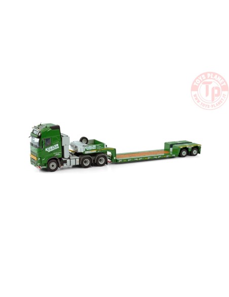VOLVO FH5 GLOBETROTTER XL 6X4 NOOTEBOOM EURO-PX LOW LOADER 2 - AXLE KÜBLER SPEDITION WSI 01-4059 WSI MODELS