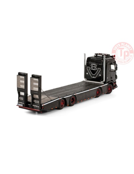 SCANIA R NORMAL CR20N 8X2 TAG AXLE RIGED RESIN FLAT BED WITH FIXED RAMPS Kay Schubert WSI 01-3902 WSI MODELS SCANIA R NORMAL CR20N 8X2 TAG AXLE RIGED RESIN FLAT BED WITH FIXED RAMPS Kay Schubert WSI 01-3902 WSI MODELS
