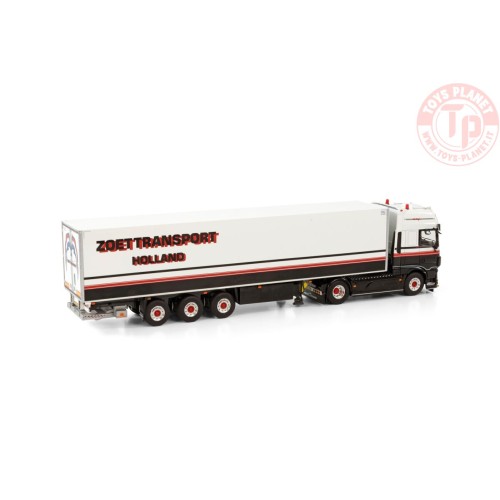 DAF XF SUPER SPACE CAB MY2017 4X2 REEFER TRAILER - 3 AXLE Peter Zoet Transport WSI 01-4008 WSI MODELS