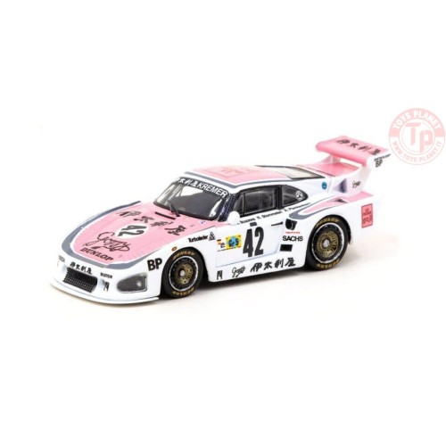 PORSCHE 935 K3-24H OF LE MANS 1980-T.IKUZAWA/R.STOMMELEN/A.PLANKENHORN-WHITE/PINK 1/64 T64-079-80LM42 TARMAC WORKS