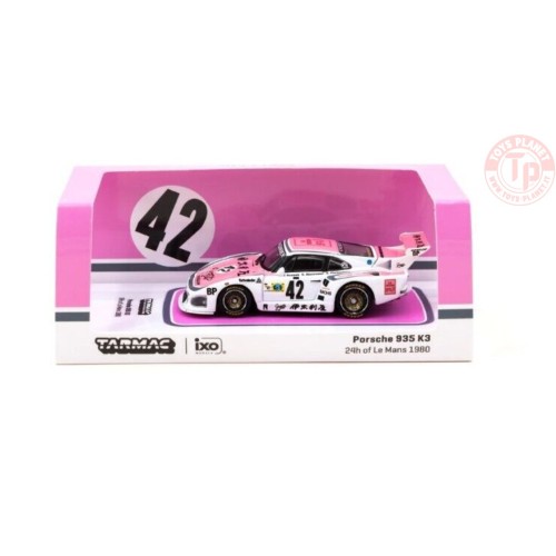 PORSCHE 935 K3-24H OF LE MANS 1980-T.IKUZAWA/R.STOMMELEN/A.PLANKENHORN-WHITE/PINK 1/64 T64-079-80LM42 TARMAC WORKS
