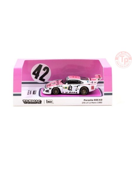 PORSCHE 935 K3-24H OF LE MANS 1980-T.IKUZAWA/R.STOMMELEN/A.PLANKENHORN-WHITE/PINK 1/64 T64-079-80LM42 TARMAC WORKS