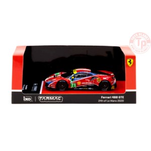 FERRARI 488 GTE-24H OF LE MANS 2020-MOLINA/RIGON/BIRD-RED 1/64 T64-071-19WEC71 TARMAC WORKS