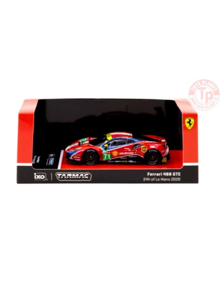 FERRARI 488 GTE-24H OF LE MANS 2020-MOLINA/RIGON/BIRD-RED 1/64 T64-071-19WEC71 TARMAC WORKS