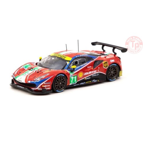 FERRARI 488 GTE-24H OF LE MANS 2020-MOLINA/RIGON/BIRD-RED 1/64 T64-071-19WEC71 TARMAC WORKS