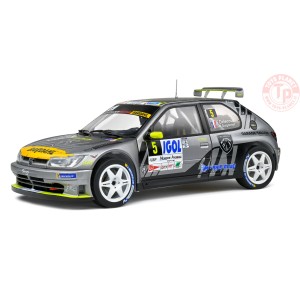 PEUGEOT 306 MAXI TEAM SEBASTIAN LOEB RACING N 5 RALLY MONT BLANC 2021 F.DELECOUR - J.R.GUIGONNET 1:18 SL1808302 SOLIDO