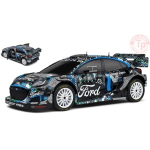 FORD PUMA RALLY1 N.0 GOODWOOD FESTIVAL OF SPEED 2021 BLACK 1:18 SL1809501 SOLIDO