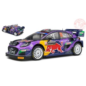 FORD ENGLAND PUMA RALLY1 RED BULL TEAM FORD WORLD RALLY M-SPORT N 19 WINNER RALLY MONTECARLO 2022 S.LOEB - I.GALMICHE 1:18 SL...