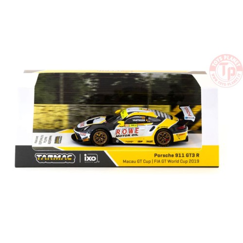 PORSCHE 911 GT3 R-MACAU GT CUP FIA GT WORLD CUP 2019-LAURENS VANTHOOR-BLACK/YELLOW 1/64 T64-059-19MGP99 TARMAC WORKS