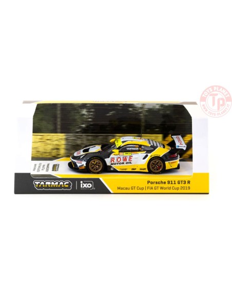 PORSCHE 911 GT3 R-MACAU GT CUP FIA GT WORLD CUP 2019-LAURENS VANTHOOR-BLACK/YELLOW 1/64 T64-059-19MGP99 TARMAC WORKS