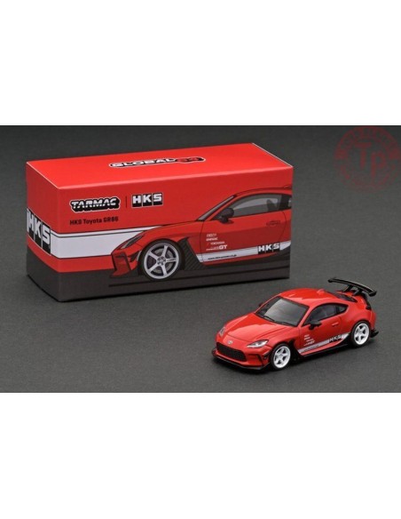 HKS TOYOTA GR89-RED 1/64 T64G-038-RE TARMAC WORKS